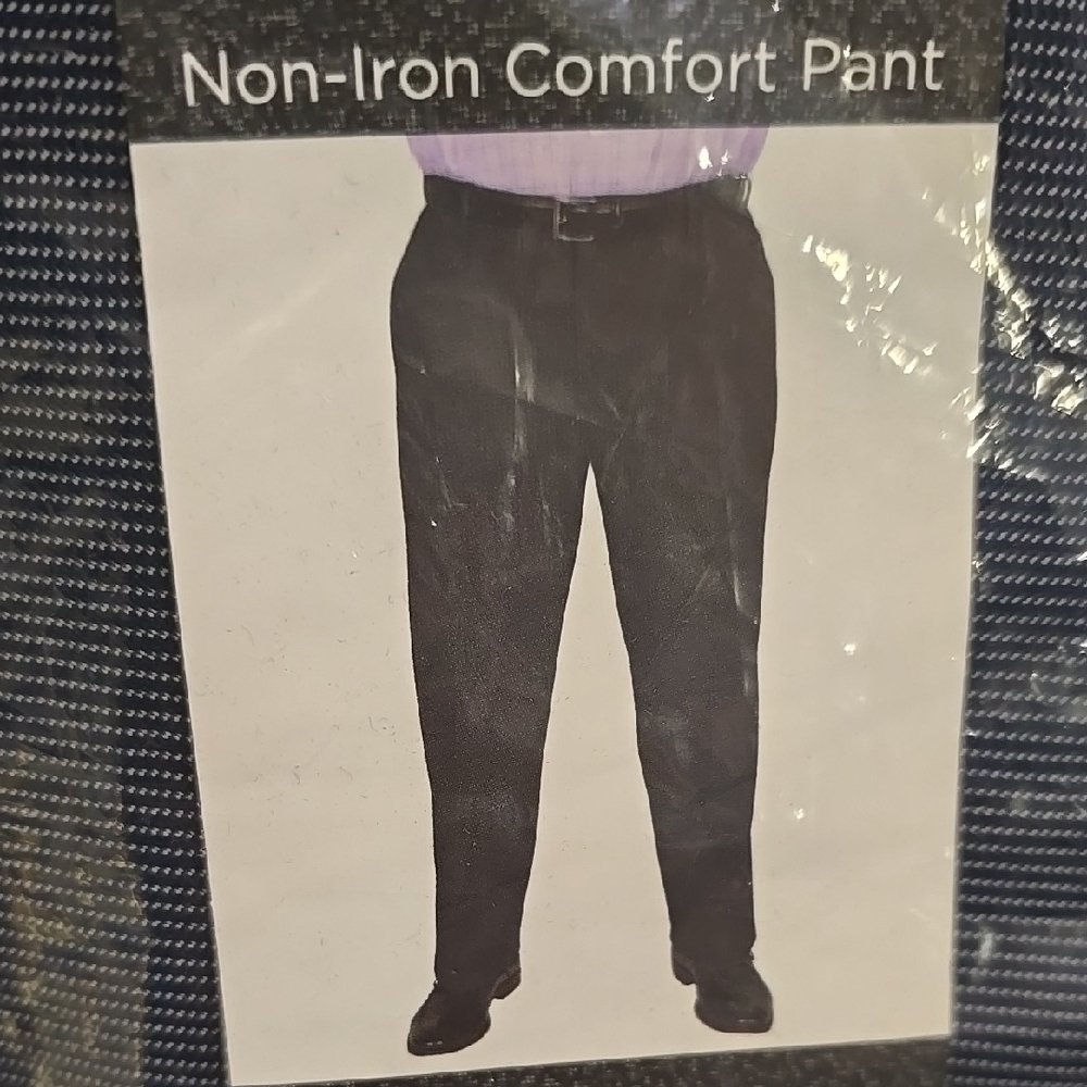 Black Dress Pants with Non-Iron Comfort